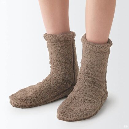 Fleece Lined Padded Warm Keeping Room Socks